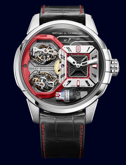 Harry Winston Histoire de Tourbillon 7 HCOMDT51WW002 Replica Watch